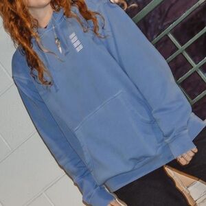 The Anti Brand Blue hoodie